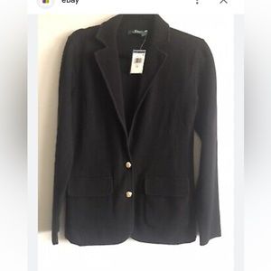 Ralph Lauren knit blazer with gold buttons. Size XL.